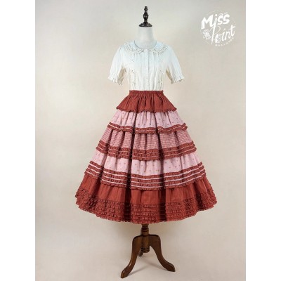Miss Point Sunflower Gardening 2.0 Deluxe Skirt(Reservation/6 Colours/Full Payment Without Shipping)